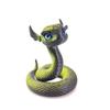 Мини-игрушка Змея для 3D-печати Симуляция Модель Животного Змеи Креативные Реалистичные Глаза Полностью Подвижные Суставы Домашний Декор Подарок