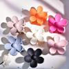 4pcs/set Ladies Matte Flower Clip Spring/Summer New Color Back Hair Shark Clip Fashion Sweet Ladies Gift Flower Clip