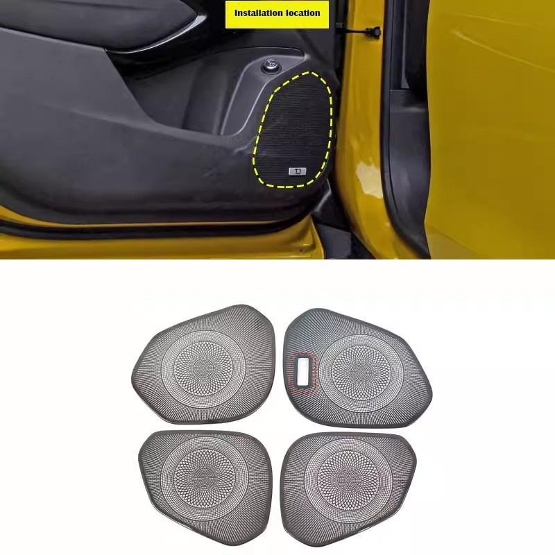 For Chevrolet Trax 2023 2024 steel A Pillar Stereo Speaker Door Speaker Audio Handle Pull Hood Loudspeaker Interior Accessories