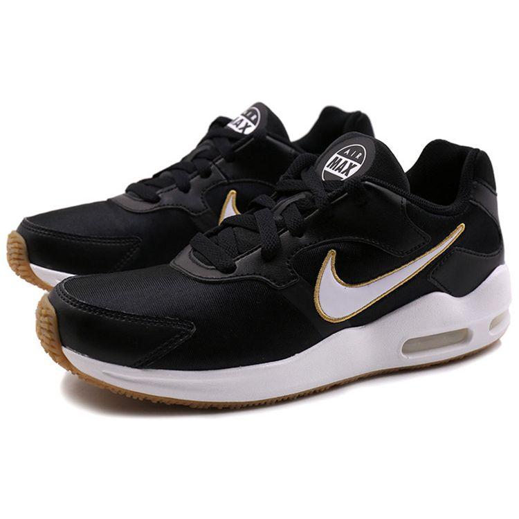 Nike Air Max Guile Однотонные Минималистичные Тканевые Синтетическая Кожа Низкий Верх Воздушная Подушка Марафонские Беговые Кроссовки Женские кроссовки 916787-007