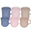 Thermos Soup Mug Almond Beige Foggy Pink Foggy Blue 220ml 320ml 1 Pc
