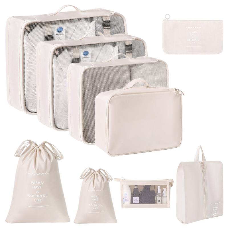 6/7/8/9/10 шт. Набор дорожных органайзеров для хранения сумок для чемоданов, набор кубиков, чехлов, переносных чемоданов, одежды, обуви, аккуратных складных мешочков