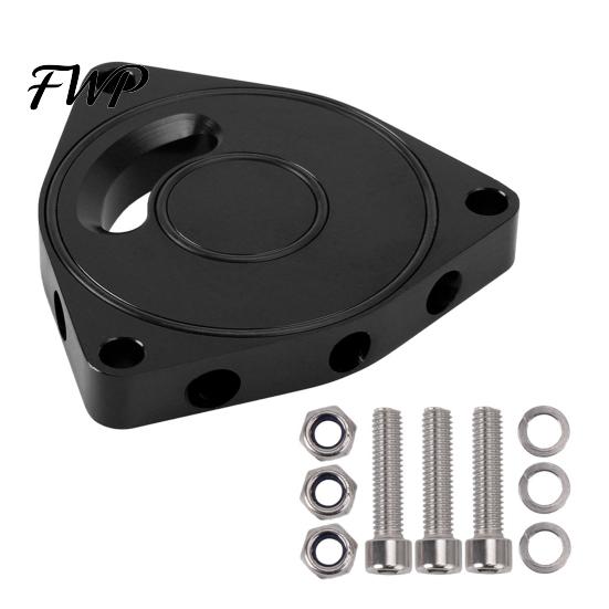 Turbocharger Air Leakage Fix Gasket Turbo BOV Plate for Honda Civic 2015-2021 1.5T, CNC Aluminum Alloy Blow Off Valve Replacement, Exhaust Seal Parts