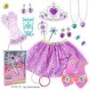 Cross-border Rainbow Sequin Tutu Dress Set with Wings & Fairy Wand for Girls' Playhouse and Performances