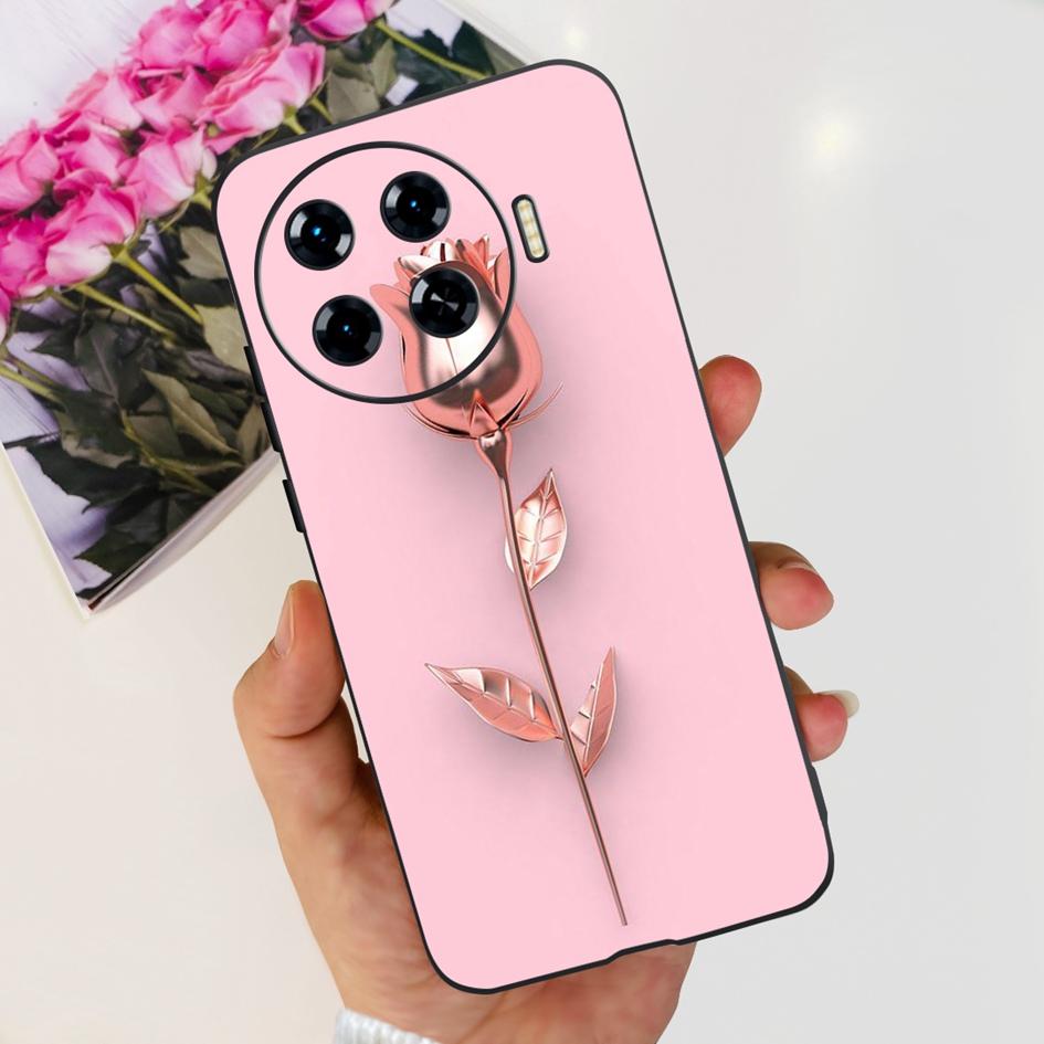 Для Tecno Spark 20 Pro+ KJ7 Чехол 2024 Милое Сердечко Мультяшный Динозавр Ударопрочный Мягкий Чехол Для Tecno Spark 20 Pro Plus Чехол Funda