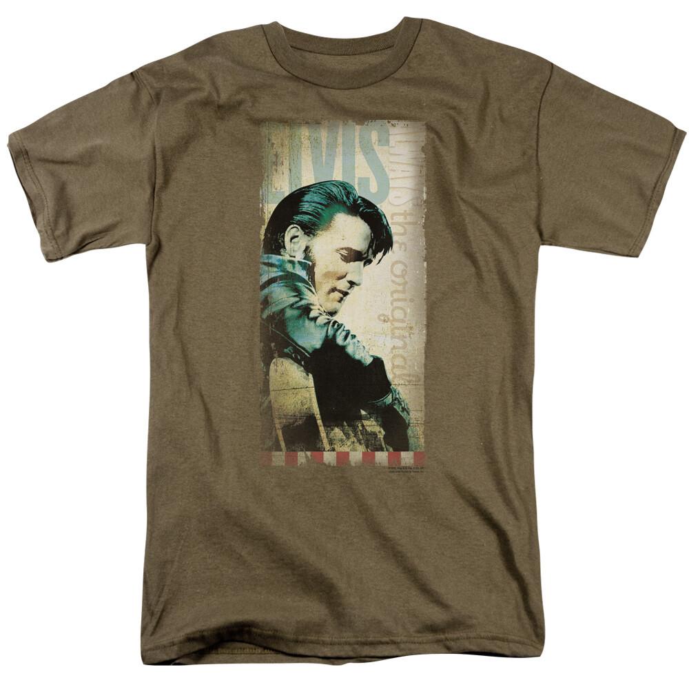 26 Elvis Presley The Original T Shirt Mens Licensed King Tee Safari Green Unisex T-Shirt