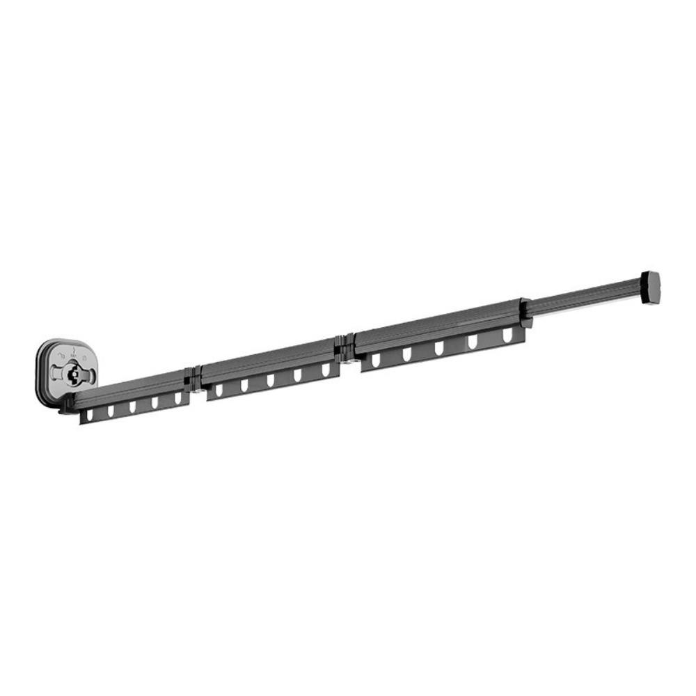 Новая выдвижная складная вешалка для одежды, экономящая место, вращающаяся настенная стойка для одежды, выдвижная бельевая веревка для дома