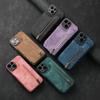 Zipper Cards Solt Wallet Leather Case For iPhone 16 Pro Max 15 14 Plus 13 12 11 XS XR Se2022 Pocket Magnetic Double Buckle Cover