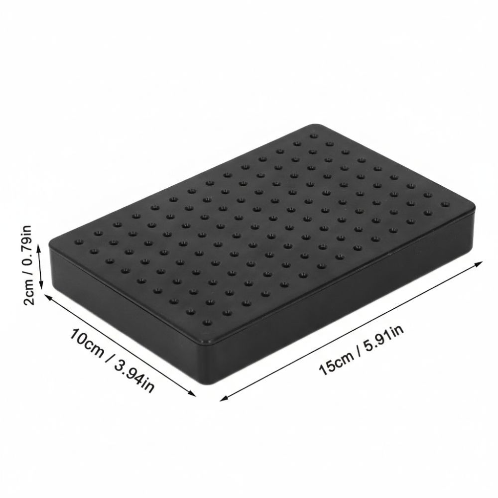 Подставка для покраски с отверстиями 15x10x2 см Держатель для аэрографа Сборка моделей и поделки своими руками