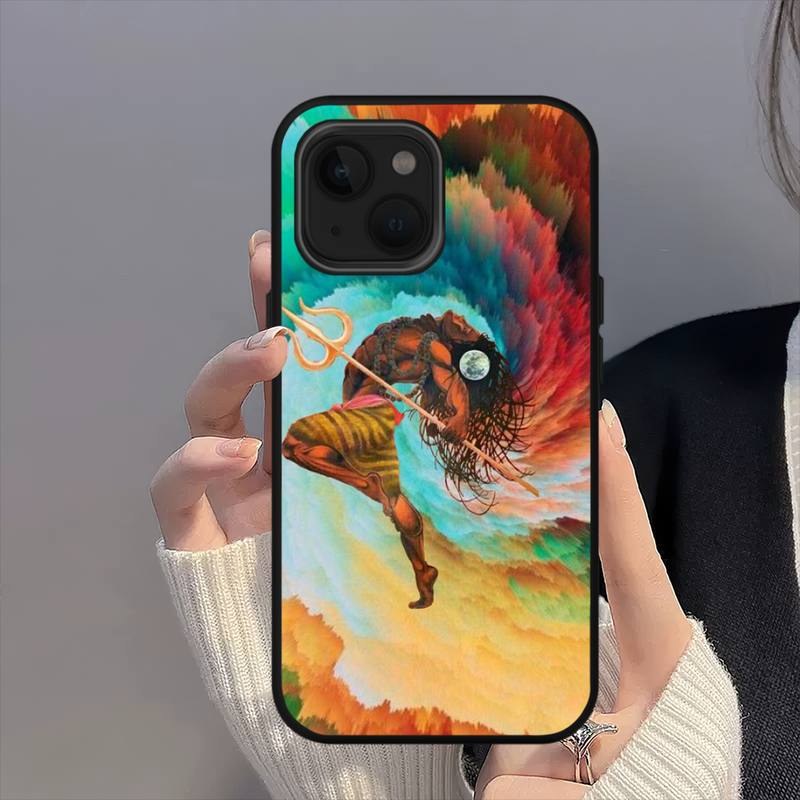 Лорд Шива Индуистский Бог Будда Чехол для Телефона Для iPhone Mini 11 12 13 14 15 16 Pro Max Plus Оболочка