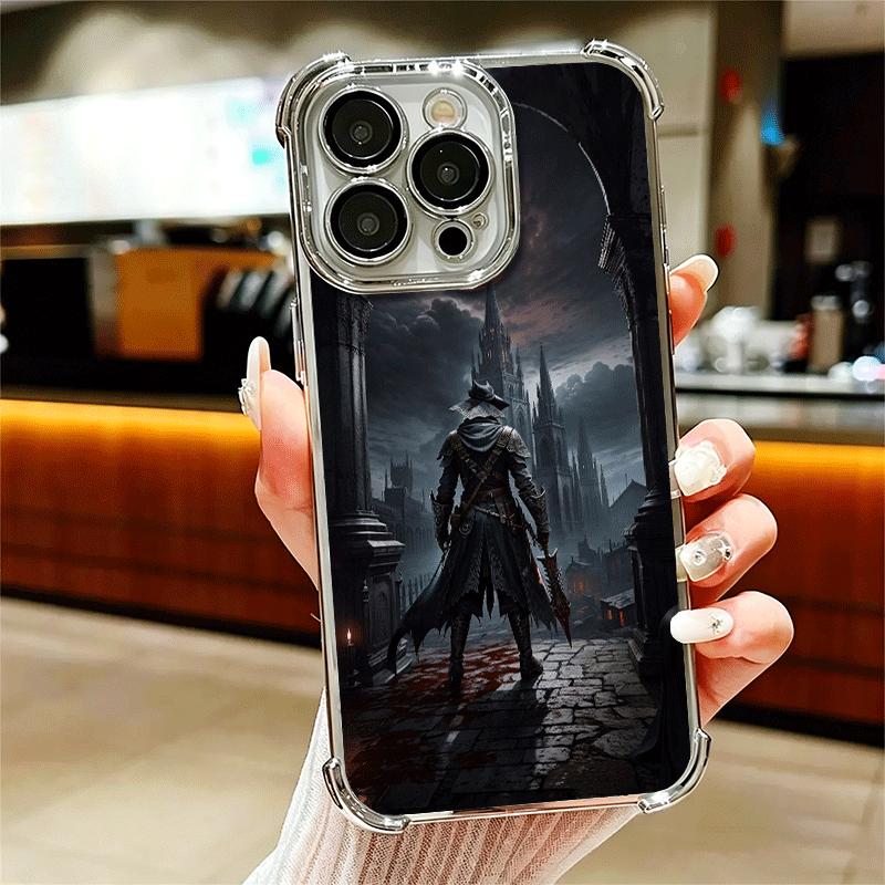 B-Bloodborne Игровой Чехол с Покрытием для Телефона Для Iphone 16 17 Pro Max Air 16E 14 15 Plus 12 13 Mini Противоударная Крышка с Подушкой Безопасности