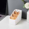 1pc Desktop Trapezoid Storage Box Stationery Sorting Box Multipurpose Remote Control Glasses Shelf Bedroom Living Room Organizer