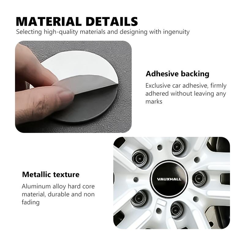 For mini fa1Aluminium Emblem Car Wheel Center Cover Sticker Hub Caps Decal For Vauxhall Tigra Corsa VXR Astra D G J H Zafira Vectra