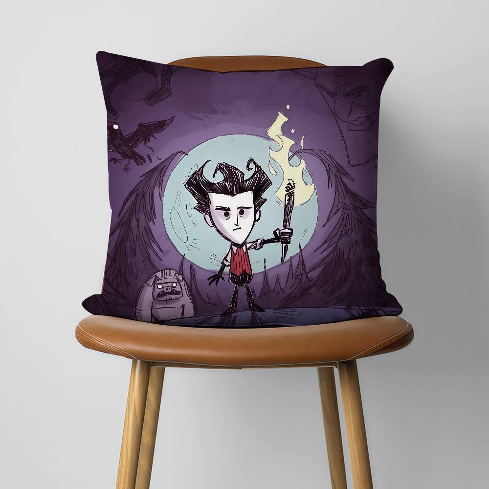 Game DDont SStarve Hot xcm xcm Pillow Case Decor Protective Covers Comfortable Soft For Sofa Living Room Home Office