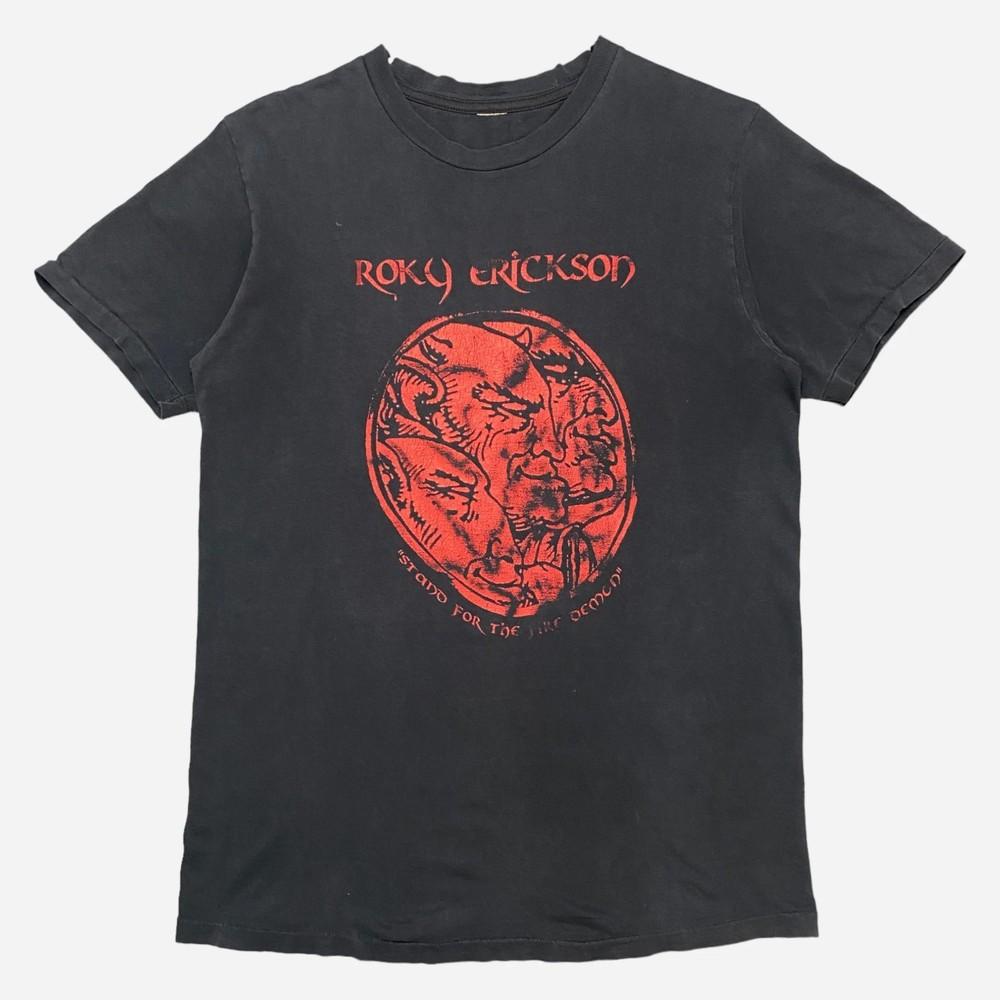 NEW Roky Erickson Black Cotton All size S5XL Gift Fan Shirt AD352 Unisex T-Shirt