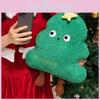 Adorable Soft Plush Cartoon Christmas Tree Gingerbread Man Apple Figurine Pillow Toy For Festive Home Decor