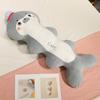 Big Size Long Cute Creative Fish Bone Shaped Seal Plush Toys Soft Stuffed Animal Baby Sleeping Pillow Sofa Cushion for Kids Gift