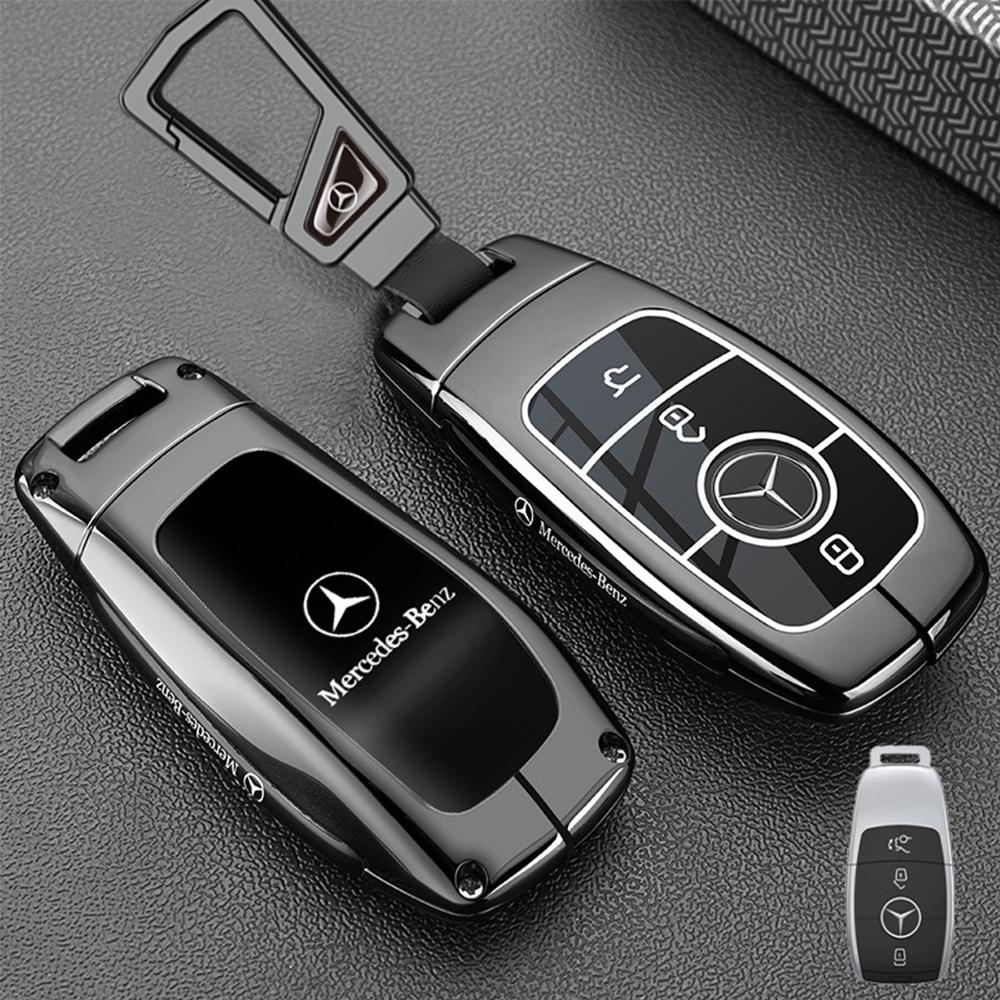 Car key Rings For Mercedes Benz A B C E S Class W204 W205 W212 W213 W176 GLC CLE CLA GLB GLC GLS AMG W177 W222 Key Case Cover BD1