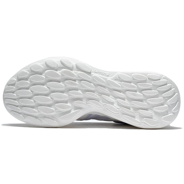 Li Ning EazGo Удобные Низкие Беговые Кроссовки Женские Бело-Фиолетовые ARES008-3