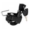 2pcs 22-25mm Anti-Theft Helmet Lock Heavy Duty Motorcycle Scooter ATV Includes 4 Keys D Circle Buckle Keychain