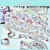 Hello Kitty Pochacco Print Canvas Pen Bag With Foldable Design For Teens And Girls