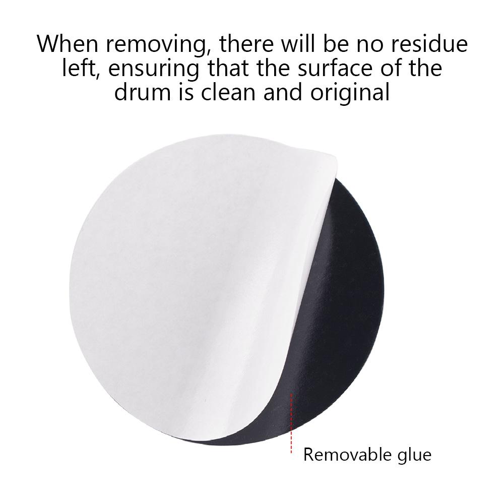 2 упаковки однопедальных нашивок для пластика, износостойкие наклейки, самоклеящаяся нашивка для пластика барабана