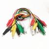 Large Double-Ended Alligator Clips with 50CM Test Leads, Multicolor, 10 Pieces