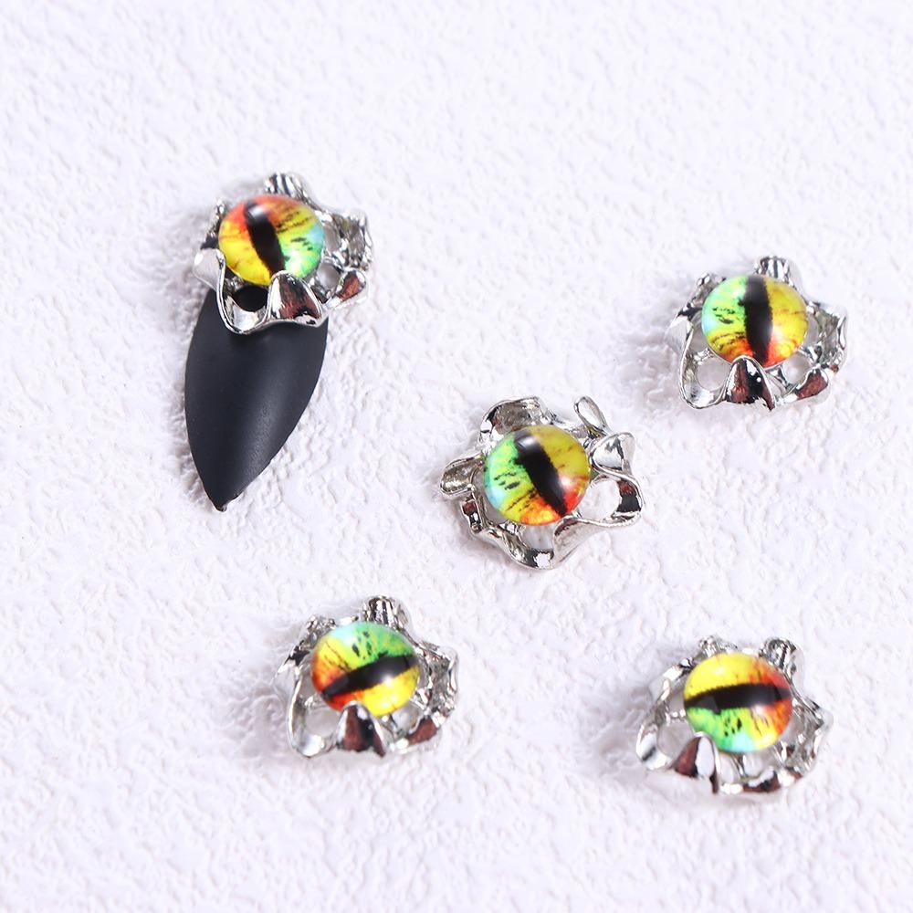 5Pcs/set Halloween Nail Charms Halloween Demon Nail Decorations Girls/Lady