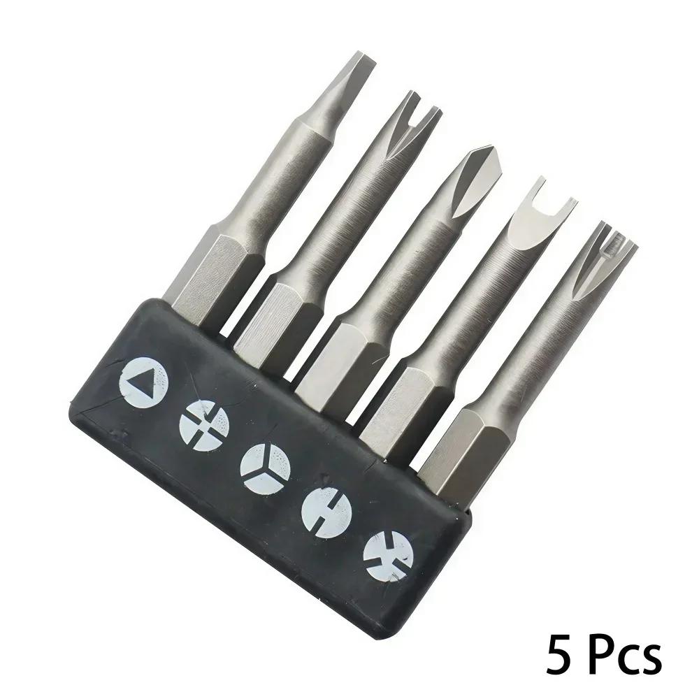 Special-shaped Screwdriver Bit PH2 U Y Shape Triangle 50mm Driver Bit For Electric Appliance Repairing Manual Tool Parts Amagi