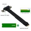 Key-M PCI-Express Xtension Cable PCIe X4 3.0 PCI-E 4X To for M.2 NVMe for M for Key 2280 R Card Gen3.0 Cable 32G