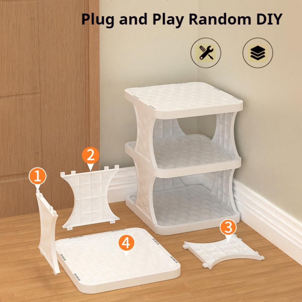 Multi Layer Simple Shoes Shelf Color Cabinet Shoes Racks Household Rack Detachable Shoe Racks For Bedroom And Save Space