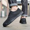Men's Hiking Shoes Moccasins Driving Shoes Casual Loafers Handmade Leather Outdoor Wide Shoes for Father