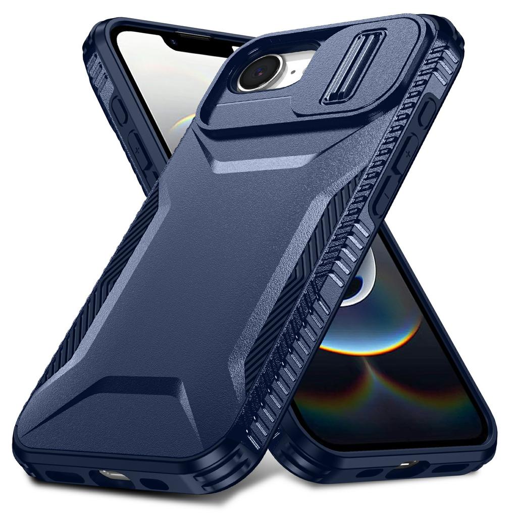 Для iPhone 16e Чехол Camshield ТПУ+ПК Чехол для телефона Нескользящая боковая кромка