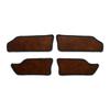 YOURS Jimny Nomad Kick Armrest Covers Made In Protective Medium Guards, 4-Piece (Brown Leather/Black), Japan, Protector, Y706-001brownleatherblack