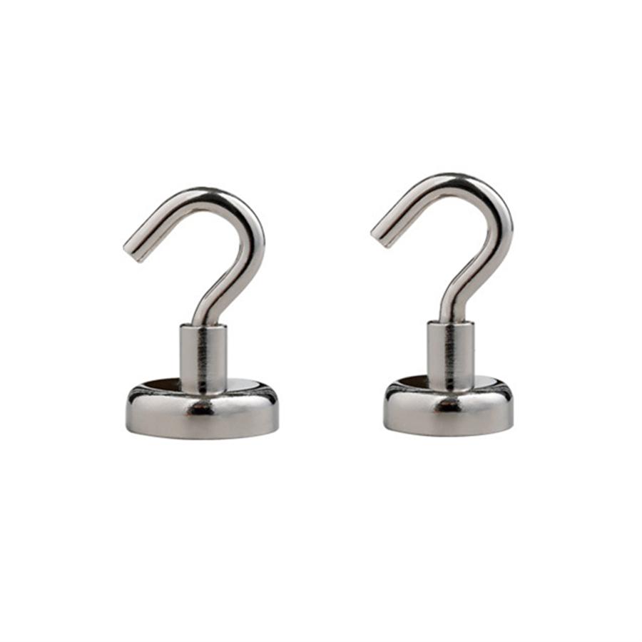 2 шт. мощные магнитные крючки, сверхмощные настенные крючки, вешалка для ключей, подвесная вешалка для чашки для дома, кухни, организация хранения