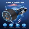 Автомобильное зарядное устройство USB, 3-портовый 67 Вт USB-C и USB-A автомобильный адаптер питания PD/QC быстрая зарядка