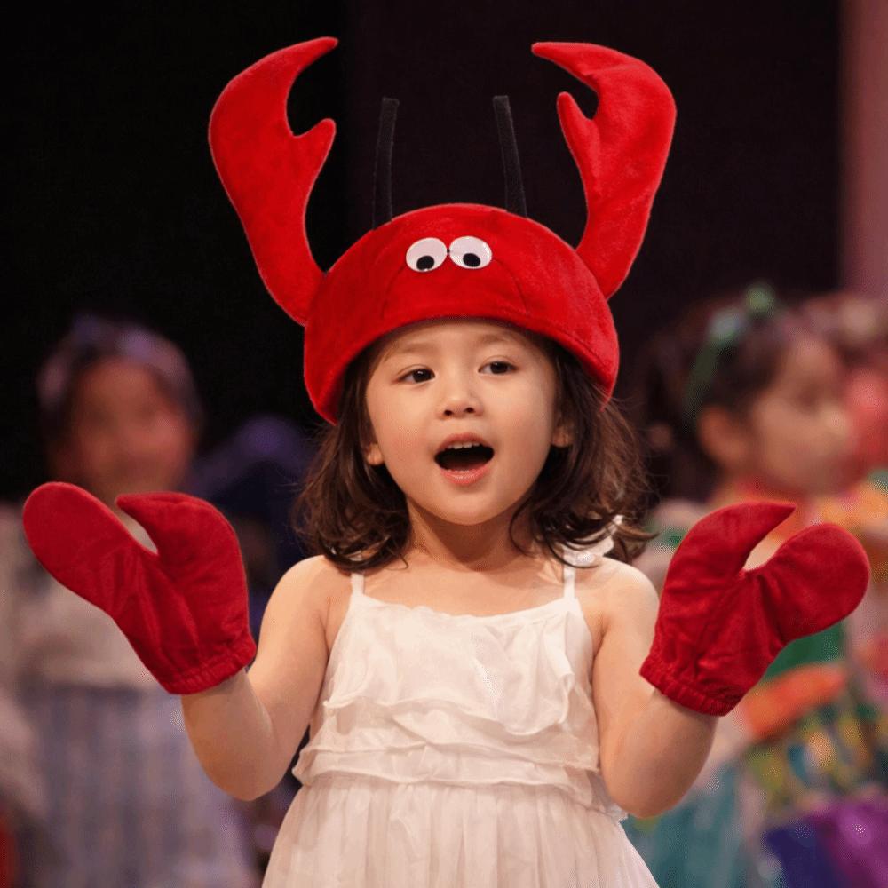 Cute Red Lobster Hat Cartoon Animal Headgear Funny Crab Hat Cosplay Event