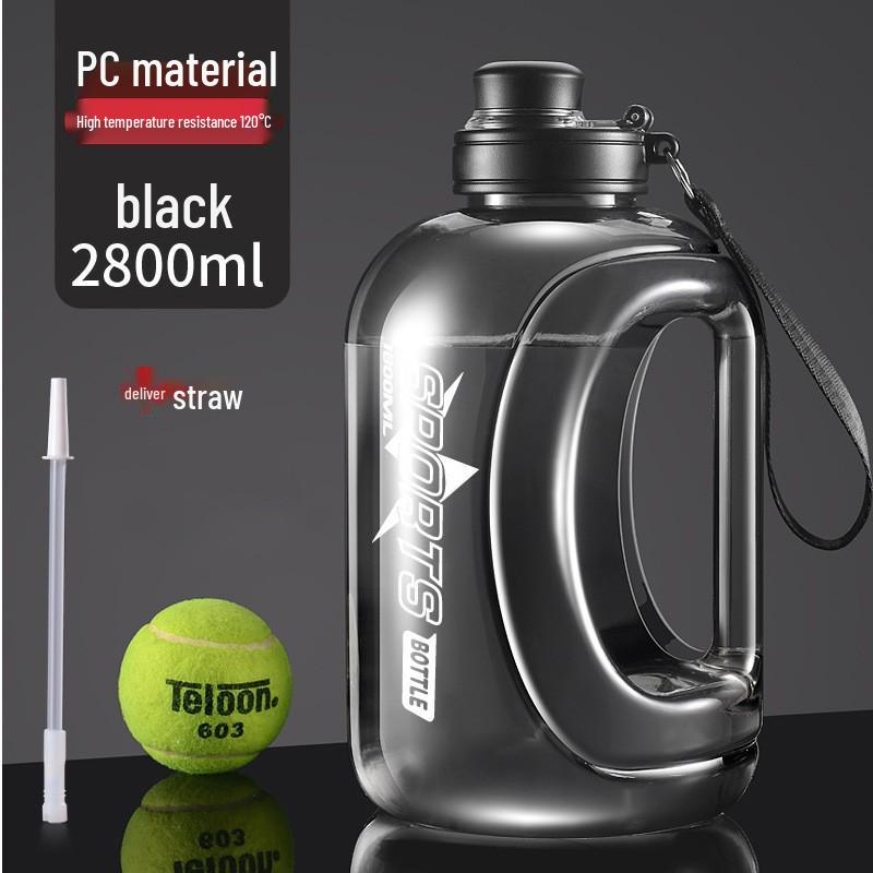 Large Capacity High-Temp Resistant Sports Water Bottle - Ton Ton Portable Plastic Cup & Barrel