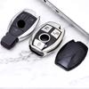 Чехол для автомобильного ключа с 2/3 кнопками для Mercedes Benz ABRG Class GLK GLA W204 W251 W463 W176, сумка для ключей, брелок с держателем в виде ракушки