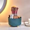 360°Rotating Desktop Makeup Brushes Organizer Cosmetic Storage Box Portable Lipstick Holder Skincare Pen Organizer Stand