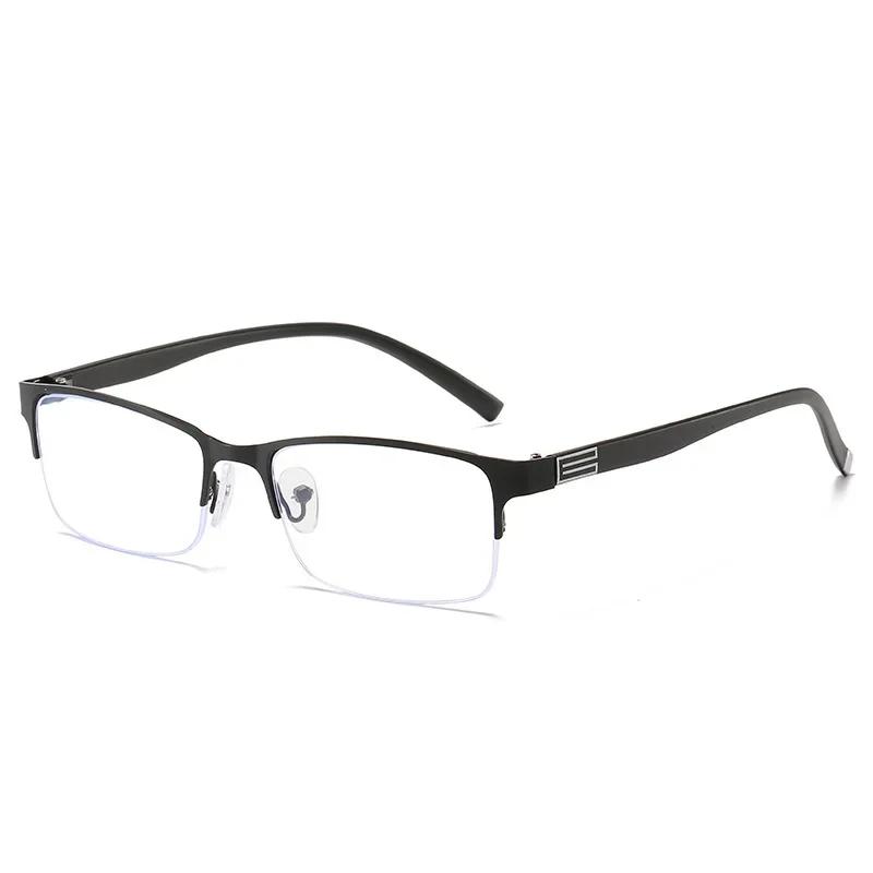 Mens Bifocal Reading Glasses Business Style Progressive Vision Adjustment Eyeglasses for Near Far Sight Presbyopia