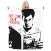 Dexter Morgan Soft Blanket  Child Plush Throw Blanket Aesthetic Outdoor Flannel Bedspread Sofa Bed Cover