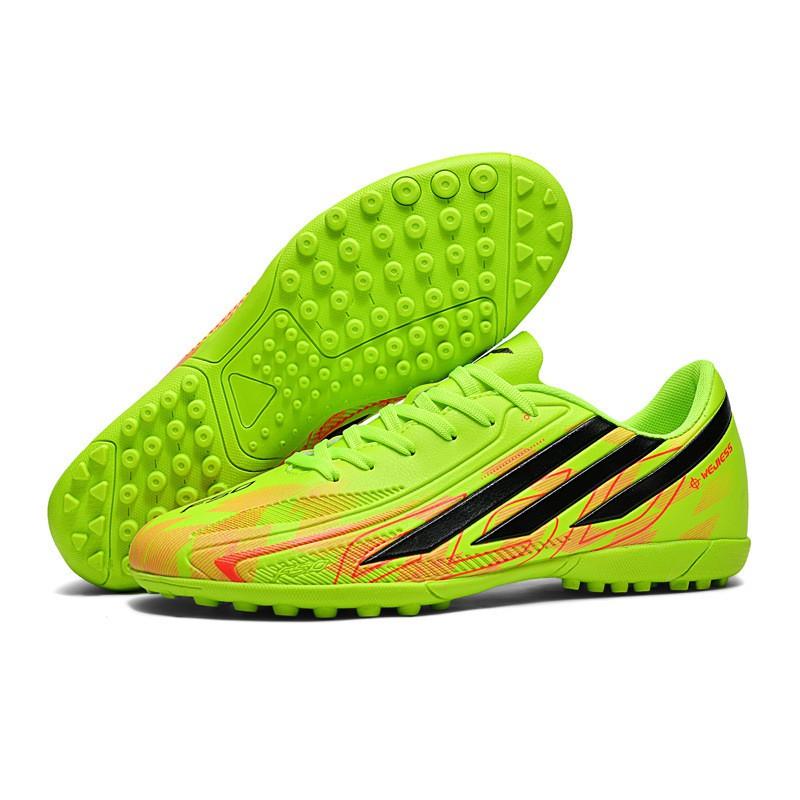 Youth Soccer Cleats AG Studs Artificial Turf Training Match Low-Cut Football Shoes Kids Teens