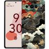 Japanese Style Art Japan Phone Case For Google Pixel 10 9 8 7 Pro 9A 8A 7A 6A 6 Pro XL Soft TPU Bumper Black Cover