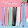 1PC Portable A3 Paper Cutter Trimmer, Uncharged Manual Cutting Tool Made with Durable Plastic, School, Home, and Office Use