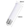 5Pcs E27 To E27 Extender Lamp Holder Lengthened Socket For Led Bulb Base 220V 65-120Mm Accessories White-Shell Converters Bases Diode