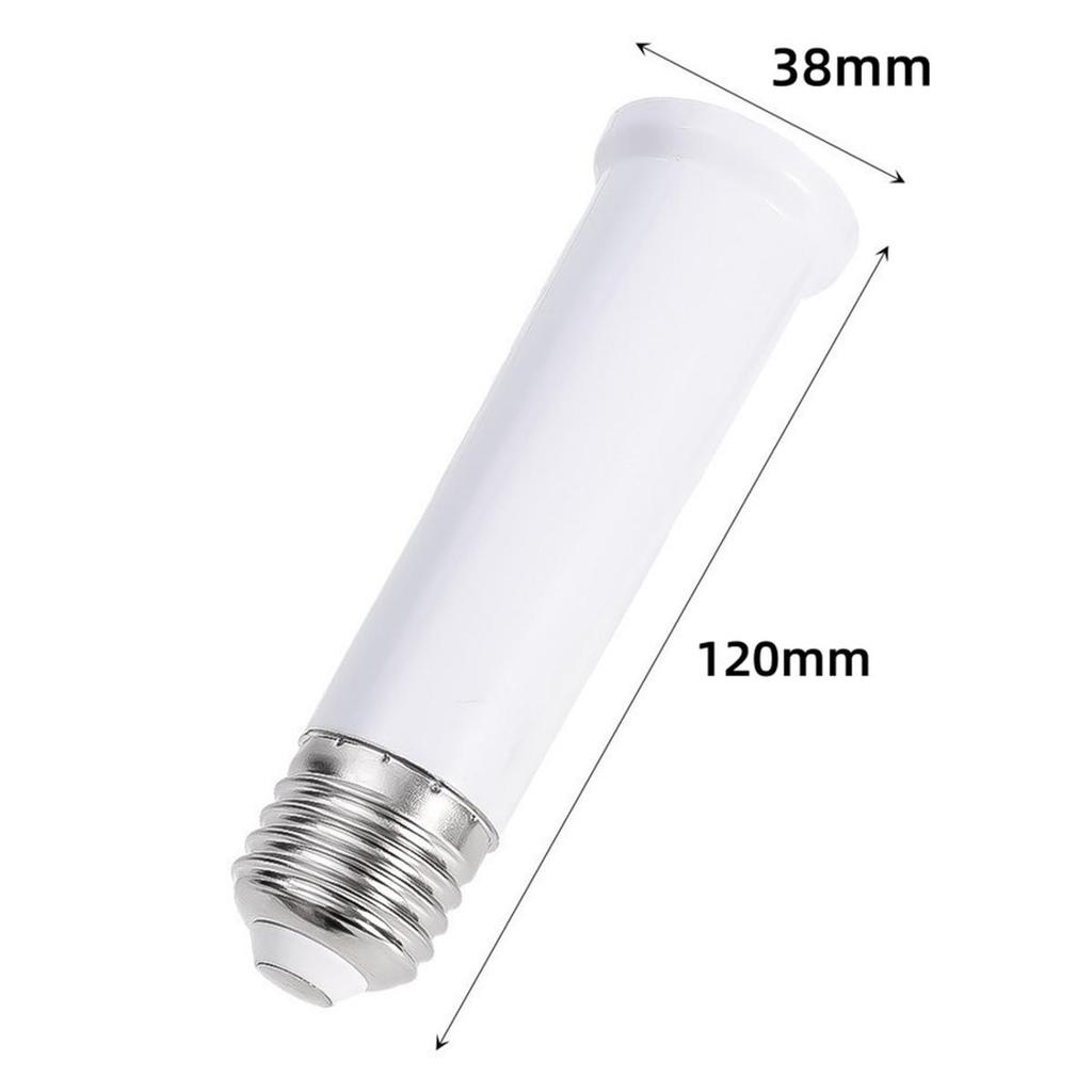 5Pcs E27 To E27 Extender Lamp Holder Lengthened Socket For Led Bulb Base 220V 65-120Mm Accessories White-Shell Converters Bases Diode