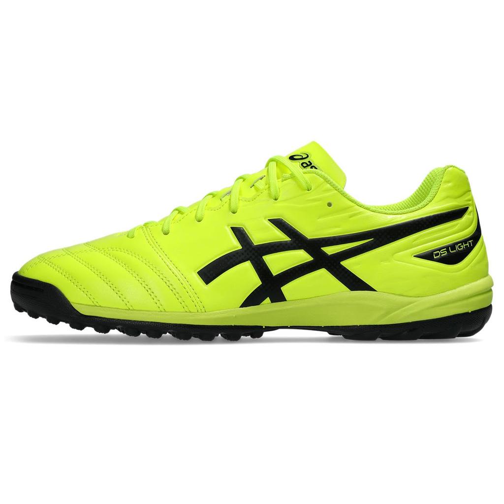 Asics DS LIGHT CLUB TF 1103A112 Soccer Unisex Size 750 Size 3E Shoes, Adult, (Safety Yellow/Black), 25.0 Cm,