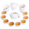 Sushih J0335 Китайский Белый Фарфор Нефритовый Чайный Набор Цвета Бараньего Жира