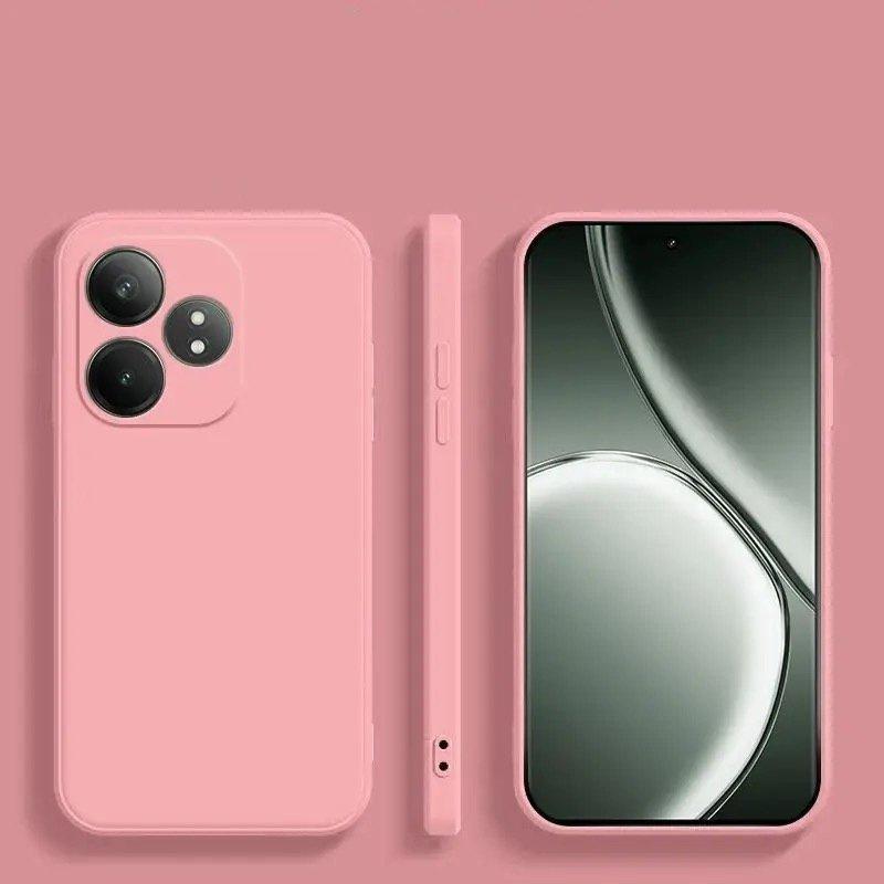 Для Realme GT6 жидкий силиконовый чехол Realme GT 6 6T чехол Funda Coque Защитный чехол для камеры Мягкий задний чехол Realme GT6